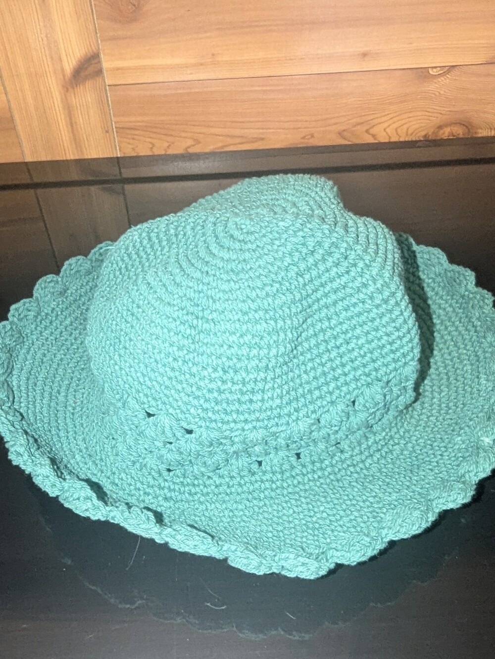 Eastwinds Trading Company Vintage Cotton Knit Bucket Hat Boho Cute - Picture 7 of 7